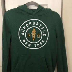 Aeropostale green hoodie size Small